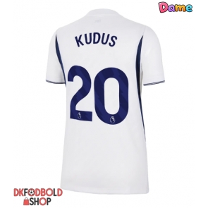 Tottenham Hotspur Mohammed Kudus #20 Hjemmebanetrøje Dame 2026-27 Kort ærmer